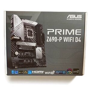 NEW Asus Prime Motherboard Z690-P WIFI D4 Aura Sync